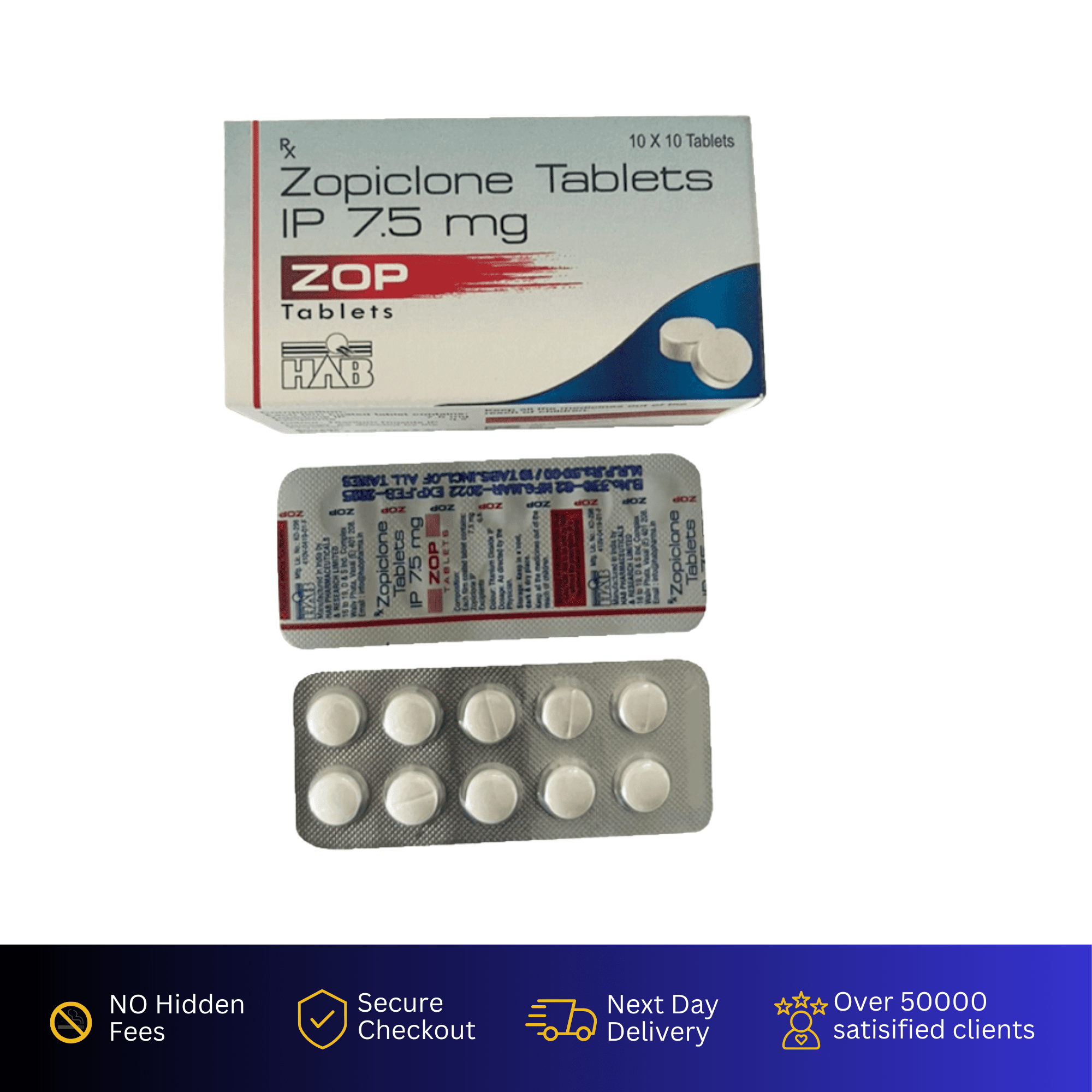 Zopiclone Tablets (White)
